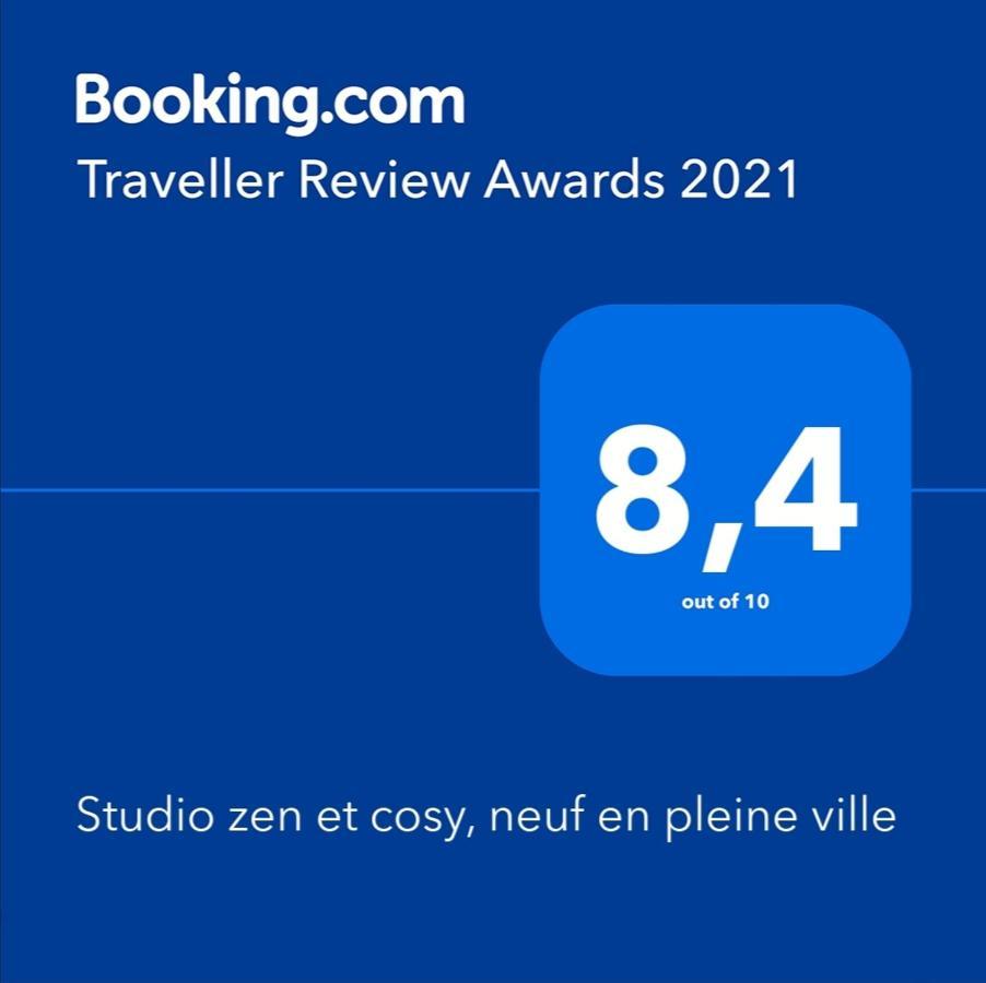 Studio Zen Et Cosy, Neuf En Pleine Ville Saint-Claude Luaran gambar